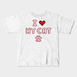 I love my cat Kids T-Shirt